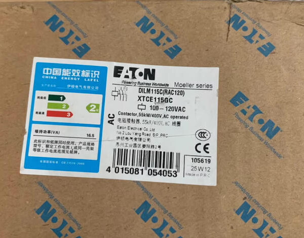 EATON contactor DILM115C XTCE115GC