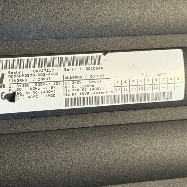 MDX61B0370-503-4-0T MDX61B0370-503-4-0T